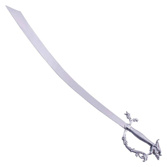 Belly Dance Dragon Scimitar Sword Silver Handle