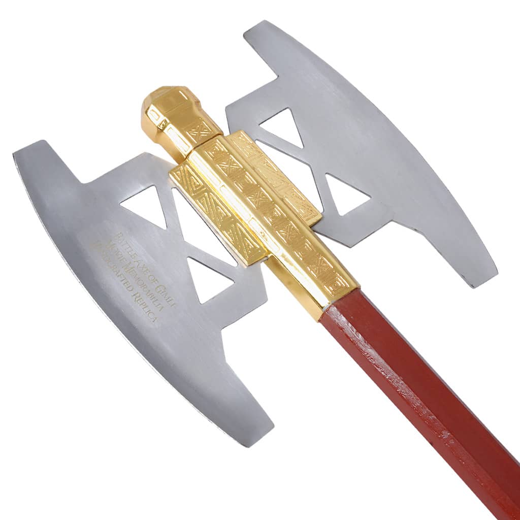 Gimli Battle Axe Replica Gold Plated