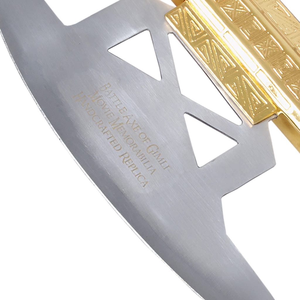 Gimli Battle Axe Replica Gold Plated