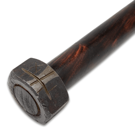 Apocalyptic War Club - Antique Burnt Wood Handle