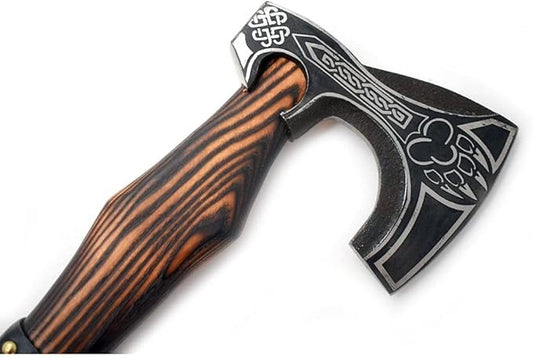 Medieval Hunting 18" Axe Hand-Forged Viking Style Tomahawk