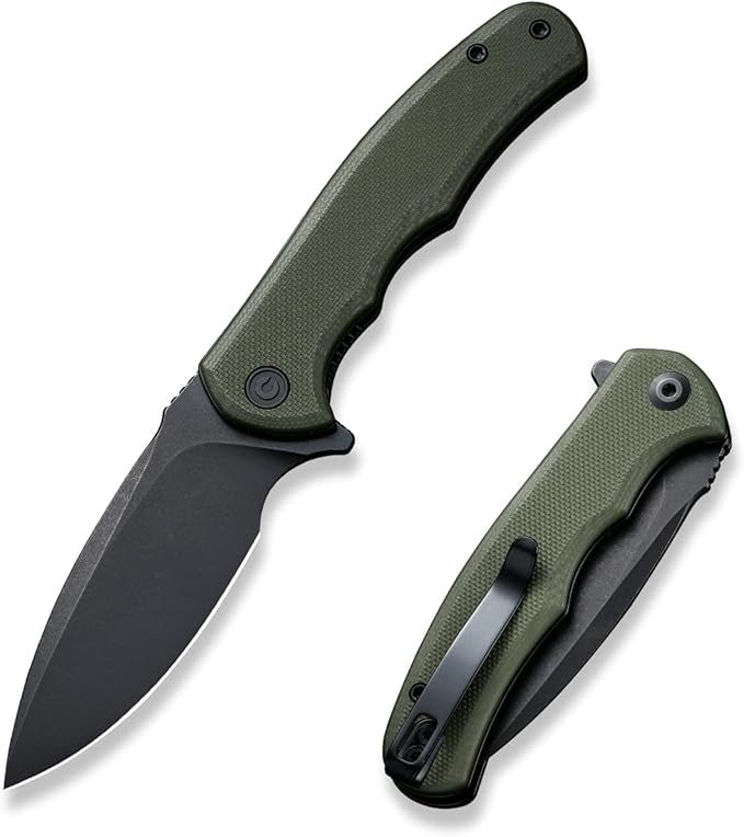Folding Pocket 2.98" Knife D2 Steel Blade G10 Handle EDC
