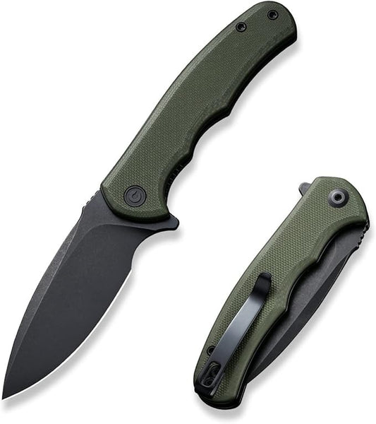 Folding Pocket 2.98" Knife D2 Steel Blade G10 Handle EDC