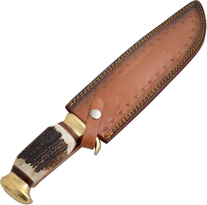 Handmade Damascus Full Tang Hunting 16.5 Knife