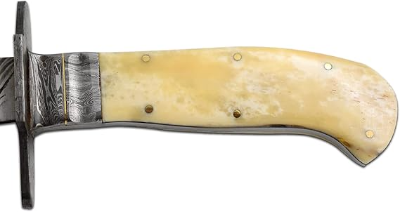 Heavy Duty Damascus Hunting 16" Knife