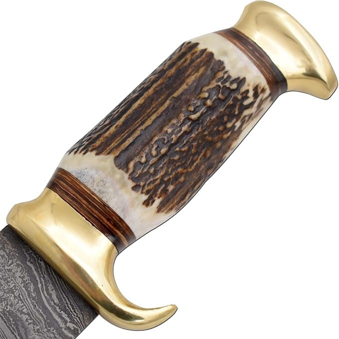 Handmade Damascus Full Tang Hunting 16.5 Knife