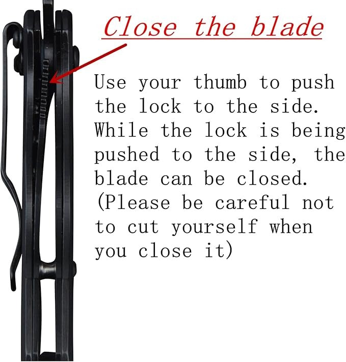 Folding Pocket 6.5" Knife Glass Breaker & Seatbelt Cutter