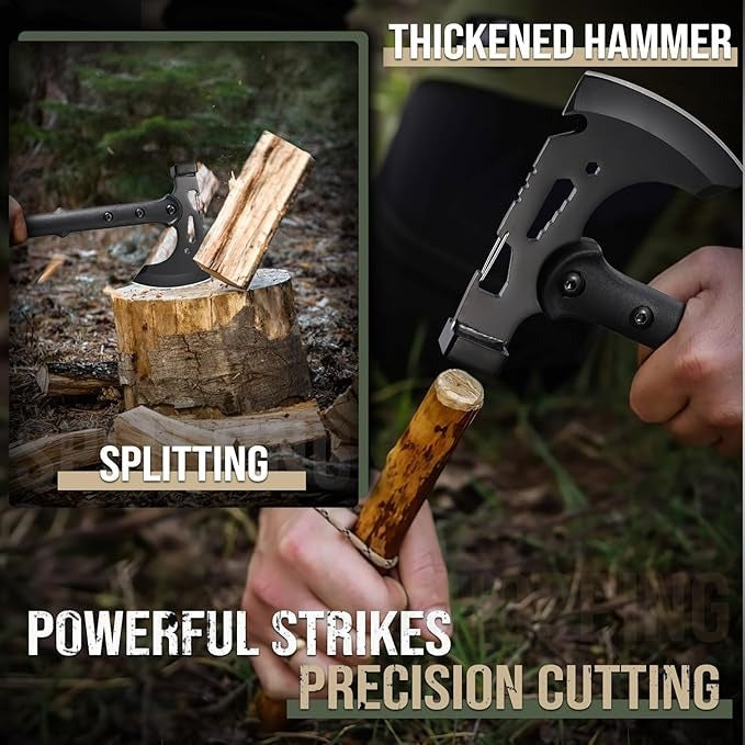 Multi-Functional Compact Hatchet 15" Axe with Sheath