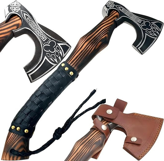 Medieval Hunting 18" Axe Hand-Forged Viking Style Tomahawk