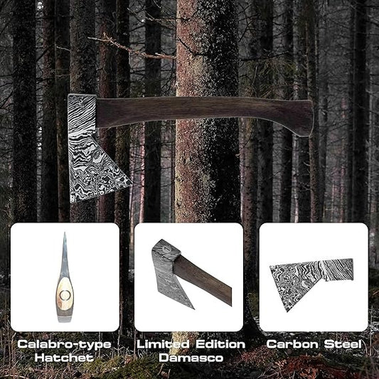 Small Hand 13.8" Axe Limited Edition Hatchet for Camping