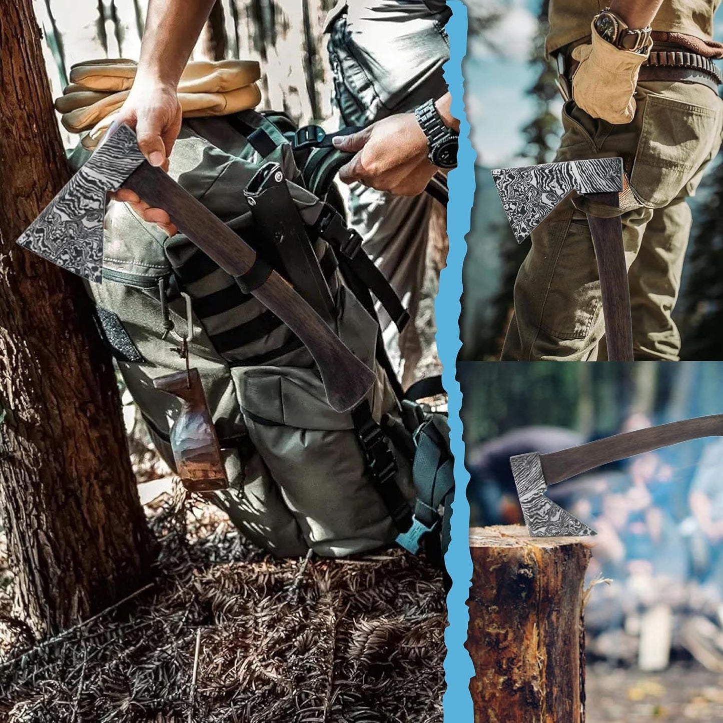 Small Hand 13.8" Axe Limited Edition Hatchet for Camping
