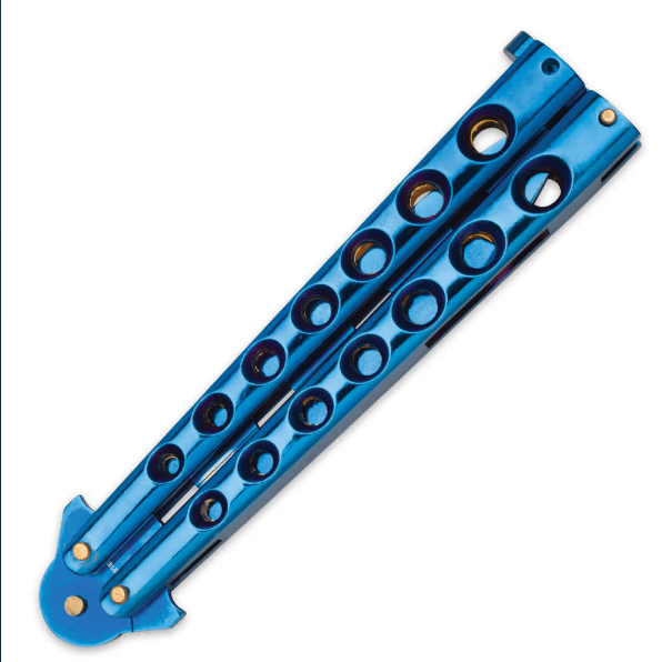 BLACK LEGION BALISONG BUTTERFLY TRAINER KNIFE - BLUE