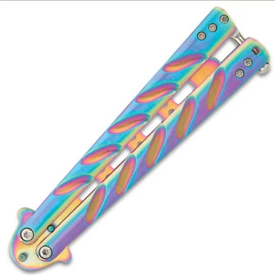 Black Legion Balisong Butterfly Trainer Rainbow