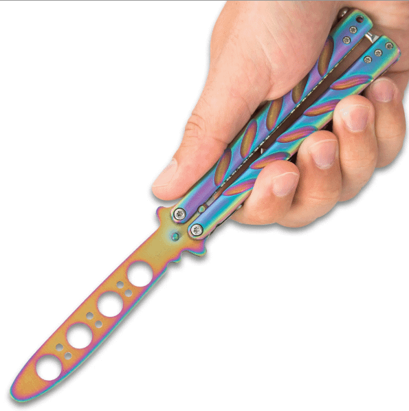 Black Legion Balisong Butterfly Trainer Rainbow