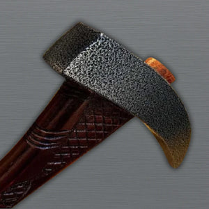 Wakandan King axe handle and grip close-up