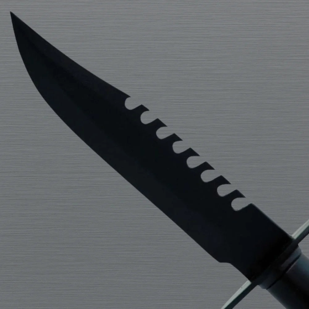 Black Rambo First Blood Part 2 Movie Knife Replica