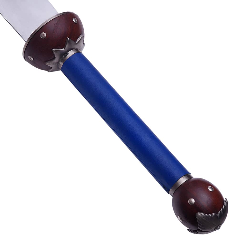Medieval Chinese Sword with Blue Hilt