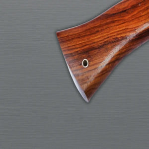 Durable Damascus Steel Tomahawk with wood handle