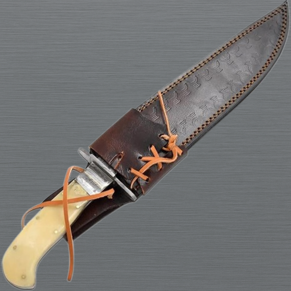 Heavy Duty Damascus Hunting Knife
