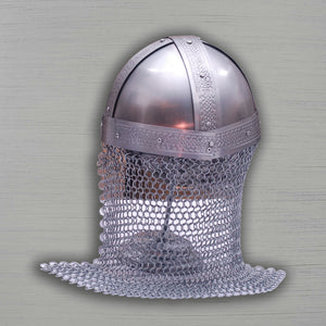 MedievalWarriorHelmetWithChain-2