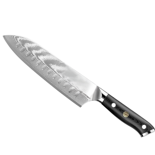 VG10 Steel 3-Piece Damascus Kitchen Knife Set with Gift Box