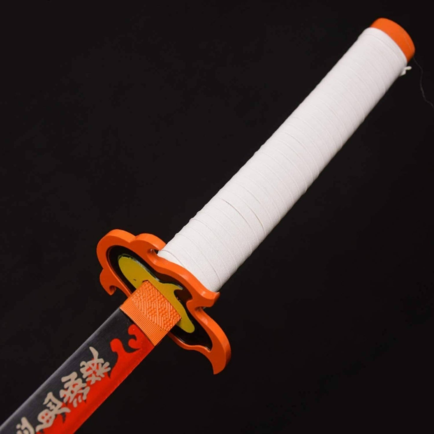41" Demon Slayer Kyojuro Rengoku Samurai Sword Wooden Katana