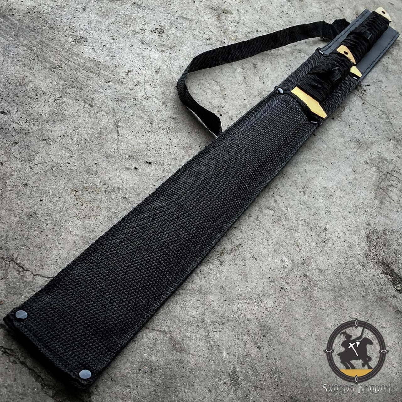 2 Pc Combat Fantasy Ninja Gold Sword Set