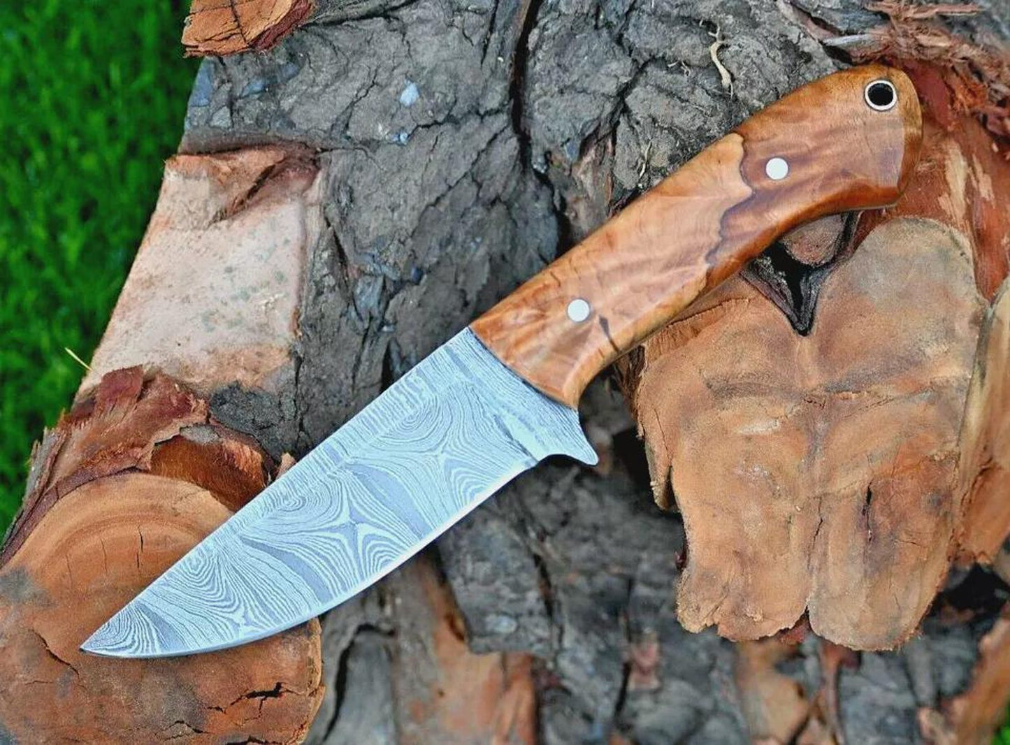 Hight Quality Damascus Skinning 8" Knife Gift for Him