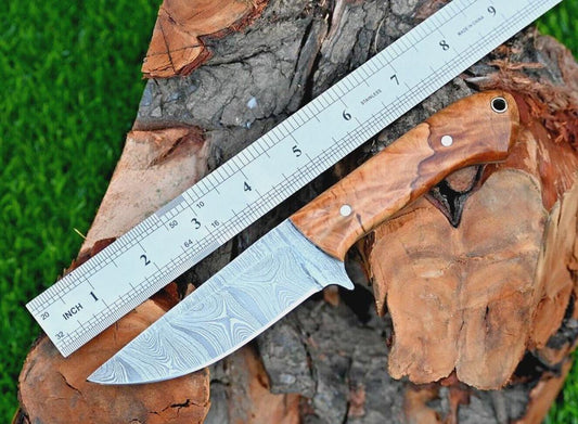 Hight Quality Damascus Skinning 8" Knife Gift for Him