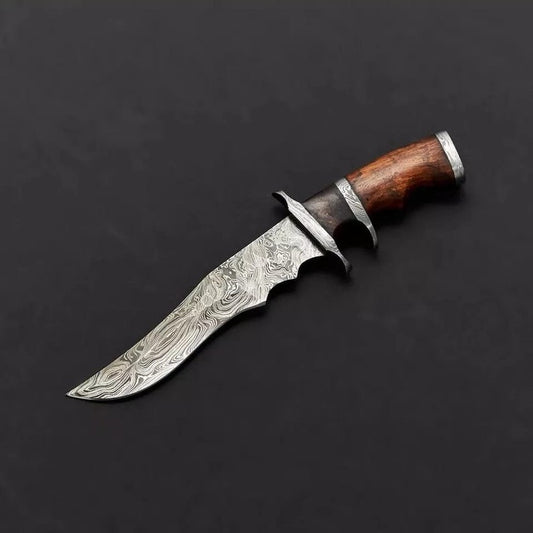 Forged Damascus Hunting 13" Knife Birthday Gift for Men