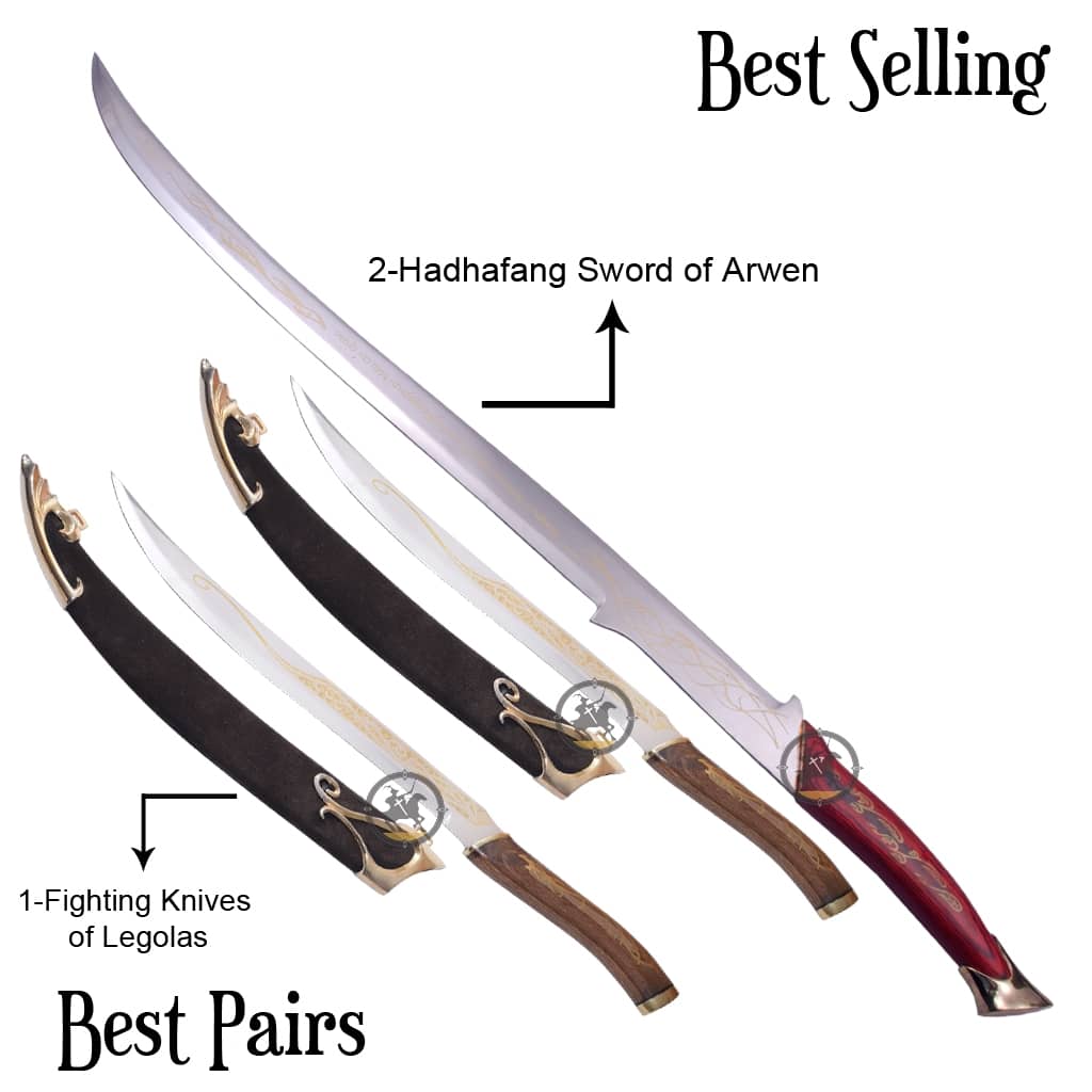 Legolas Fighting Knives & Hadhafang Sword