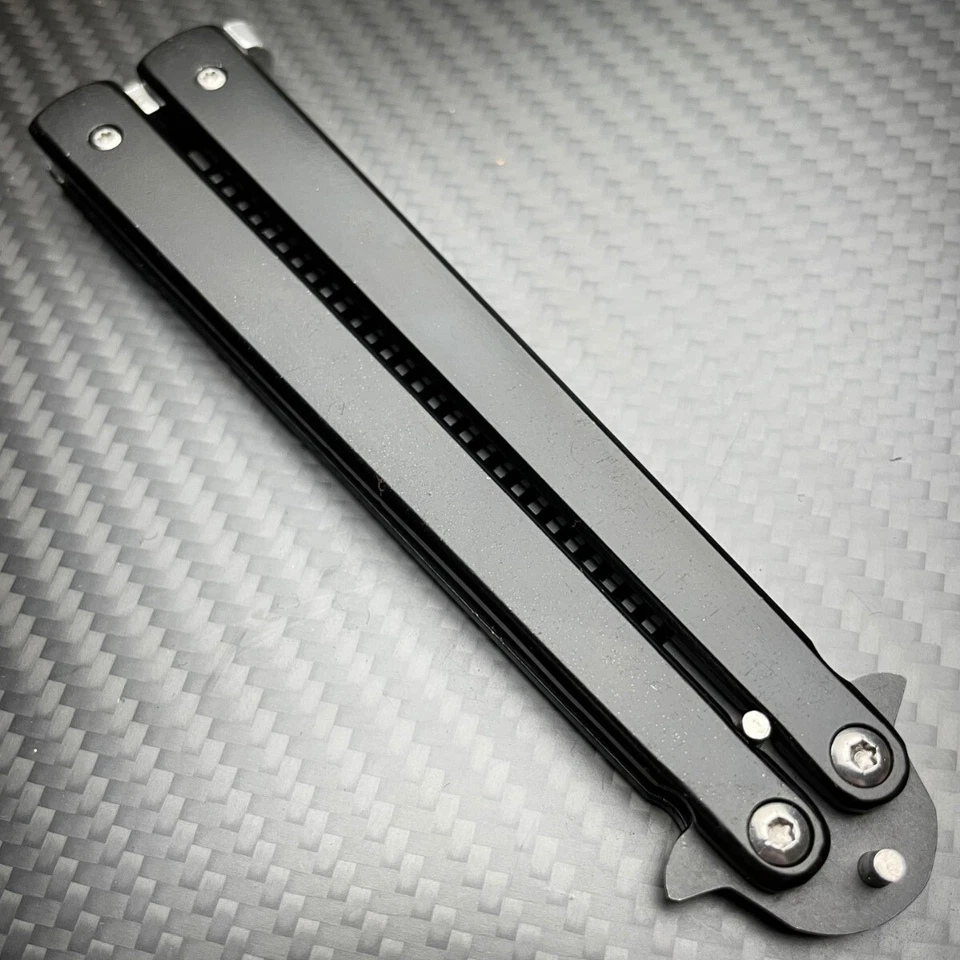 Black Butterfly Balisong Comb Beard & Hair Trainer Tool
