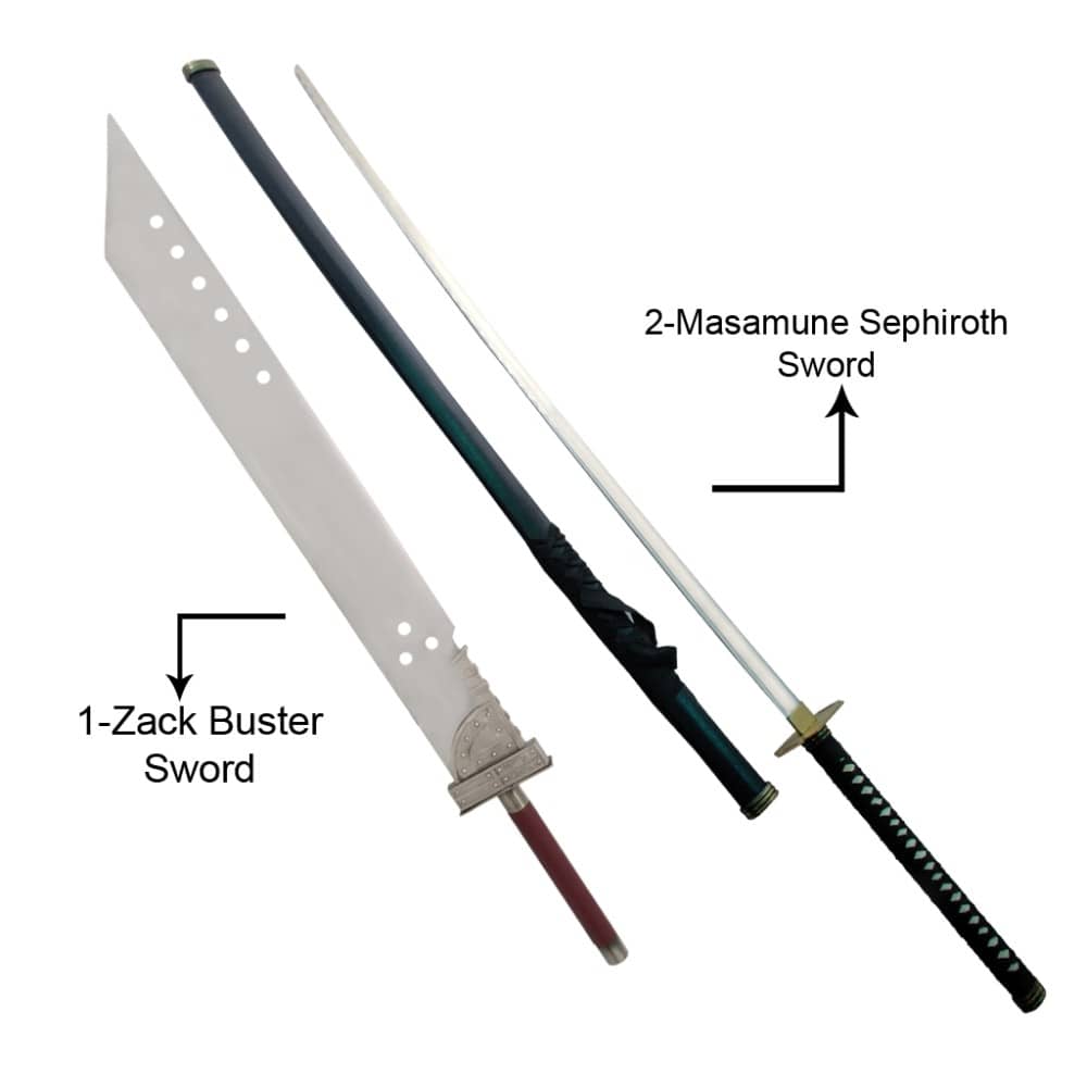 Zack Buster Sword & Masamune Sephiroth Sword