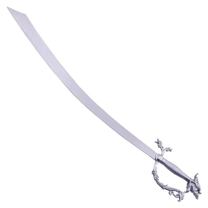 Belly Dance Dragon Scimitar Sword Silver Handle