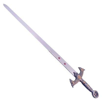 Marto knights Templar masons Damascus sword silver