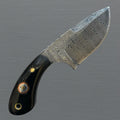 150 Layers Damascus Skinning Knife Cow Horn Handle