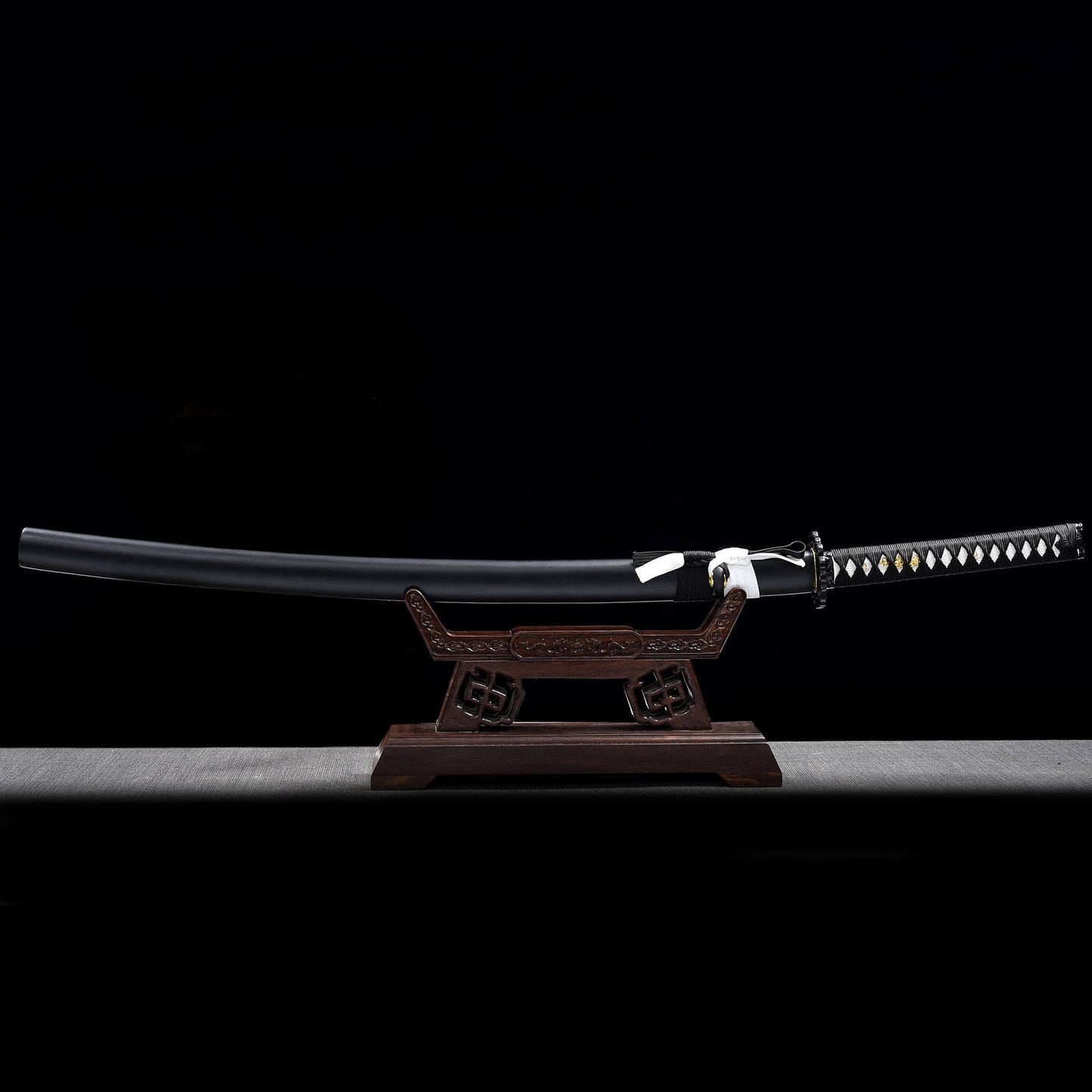 Authentic Black Steel Japanese Samurai Katana Swords