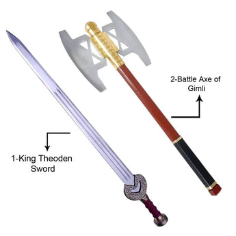 King Theoden Sword & Battle Axe of Gimli