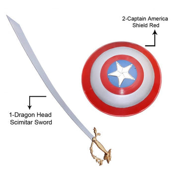 Captain America Shield and Belly Dance Sword