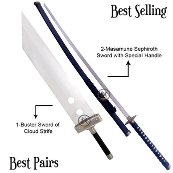 Cloud Strife Buster Sword & Masamune Sephiroth's Sword