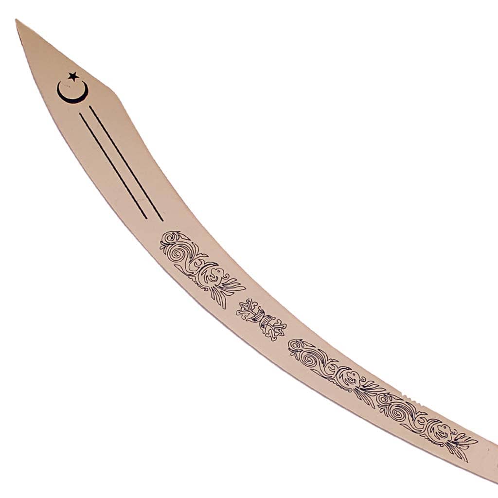 Belly Dance Dragon Scimitar Full Gold Plated Wooden Handel Sword