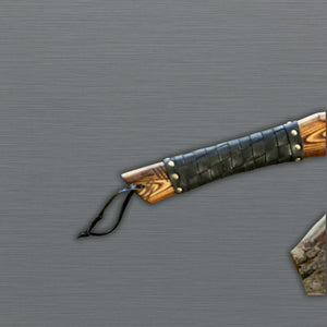 Handcrafted Ragnar Lothbrok style Viking axe with engraved handle