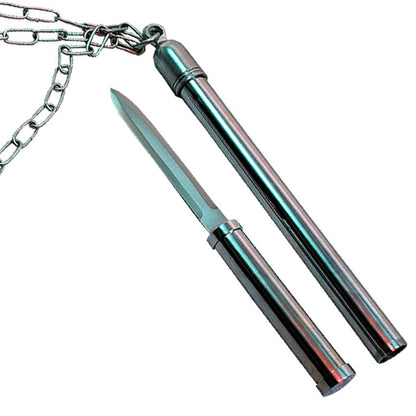 Triple Spiked Flail Mace with Knife