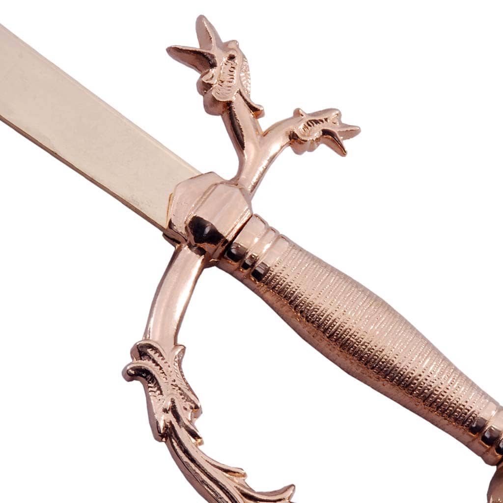 Belly Dance Dragon Scimitar Gold Plated Sword