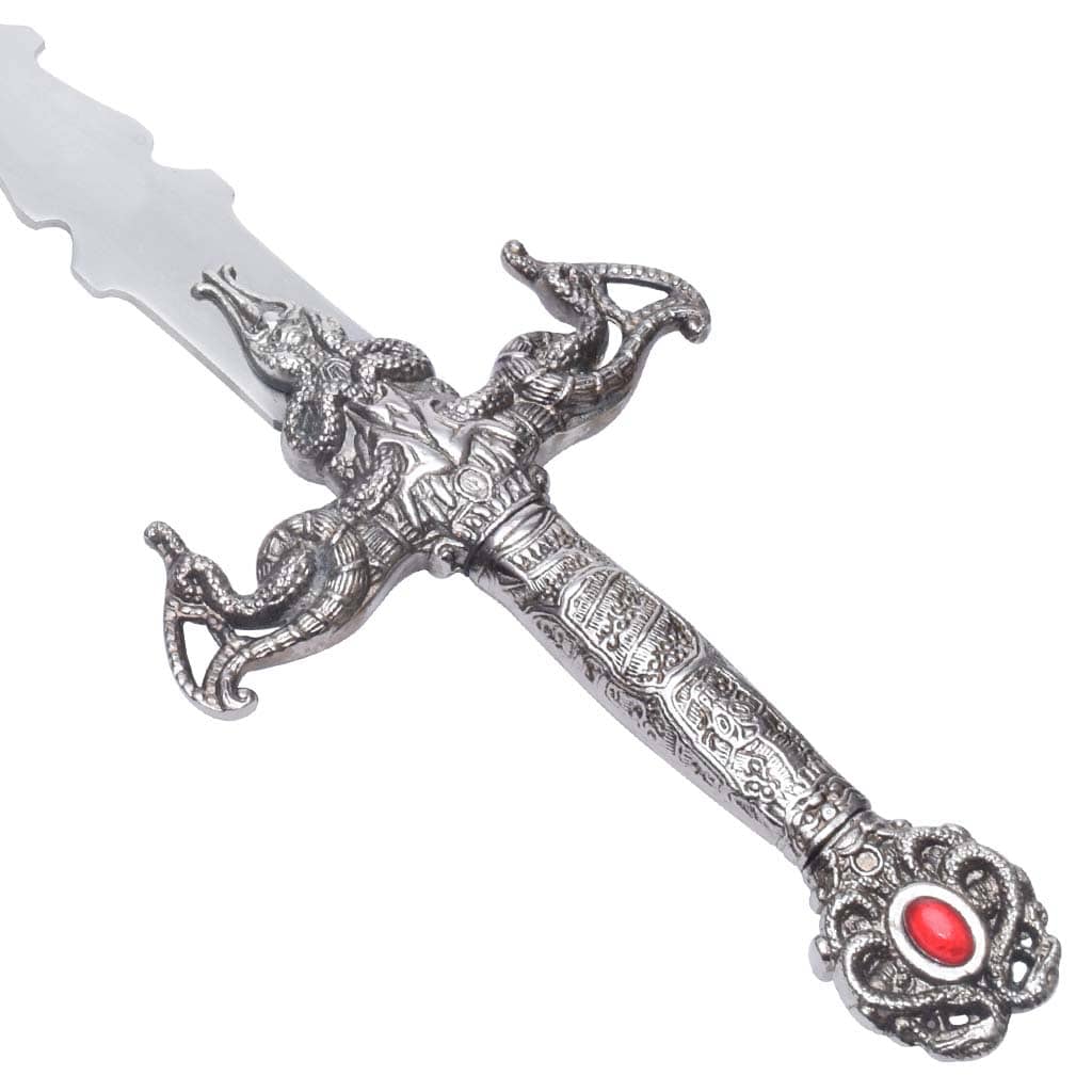 Silver and Ruby Merlin Sword