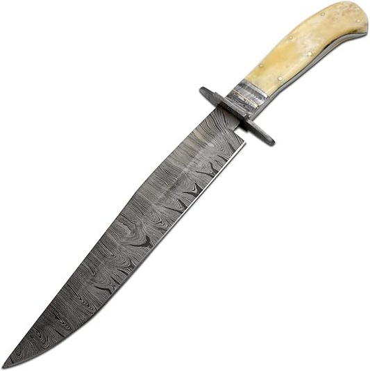 Heavy Duty Damascus Hunting 16" Knife