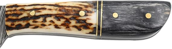Custom Handmade Damascus Hunting 7.5" Knife Fixed Blade