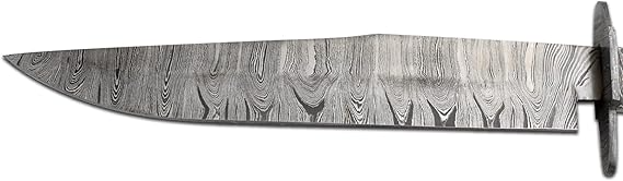Heavy Duty Damascus Hunting 16" Knife