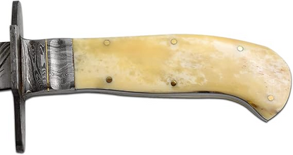 Heavy Duty Damascus Hunting 16" Knife