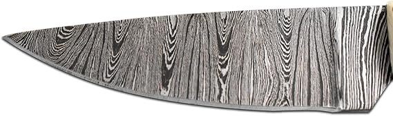 Custom Handmade Damascus Hunting 7.5" Knife Fixed Blade